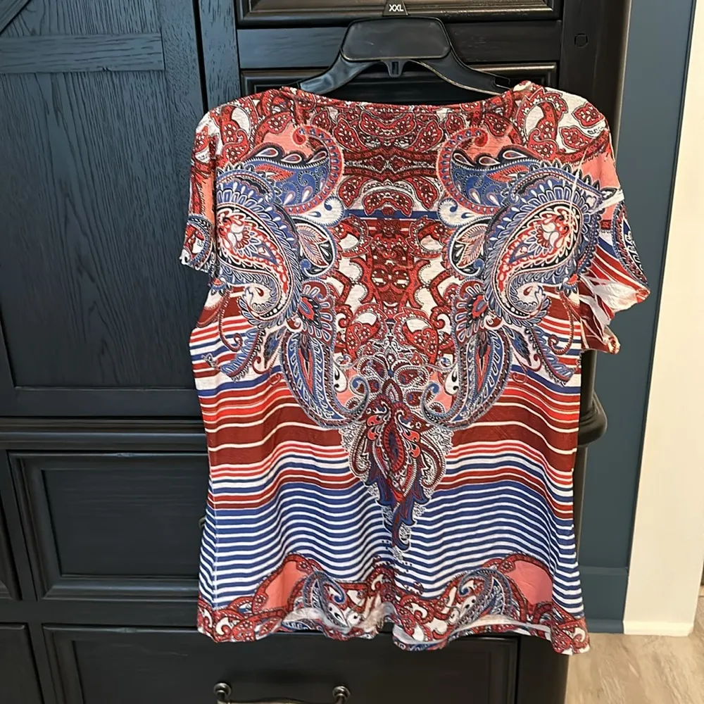 Apt. 9 patriotic top, size 1x - Image 4