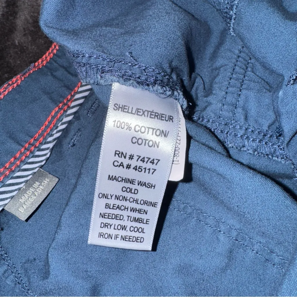 Natural Reflections Womens Blue Twill Chino Summer Fall Shorts size Small 4 - Image 6