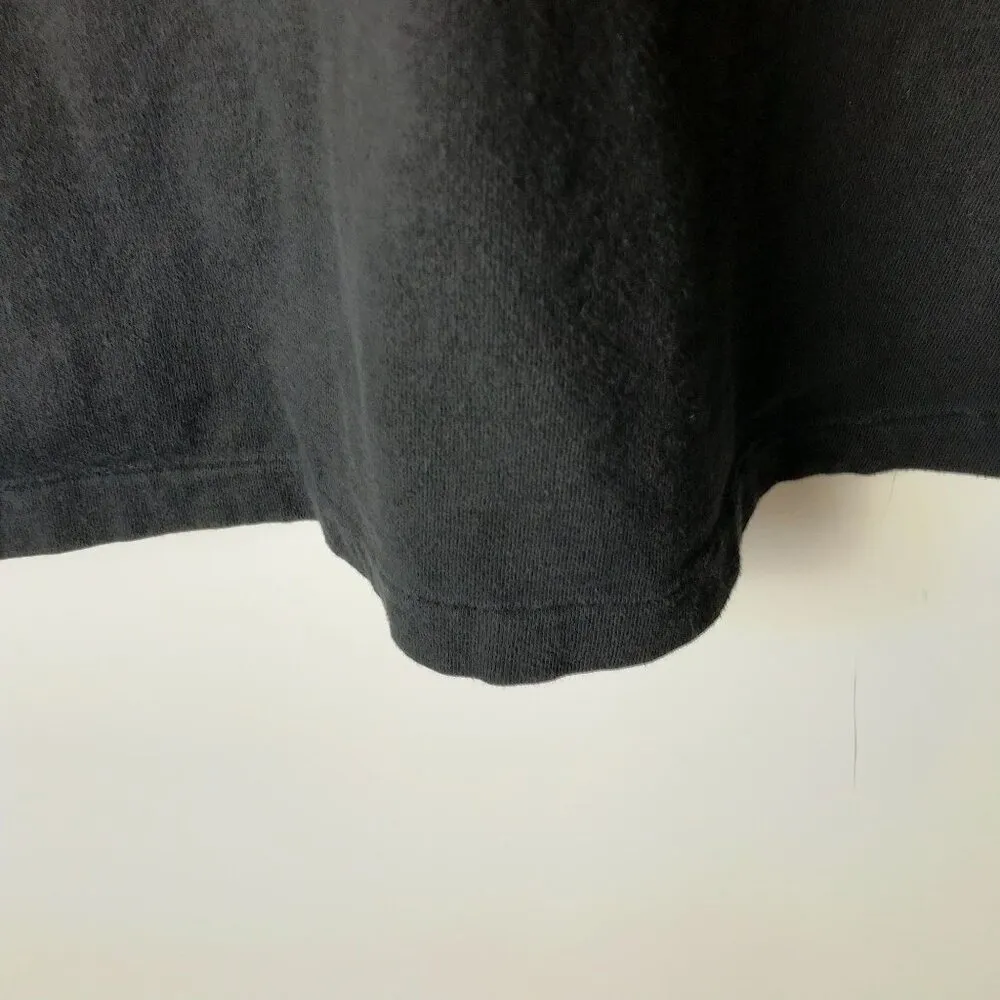 ERHS 1992 Hanes Beefy-T Black T Shirt L Vintage School Graphic Shirt Unisex Fit - Image 6