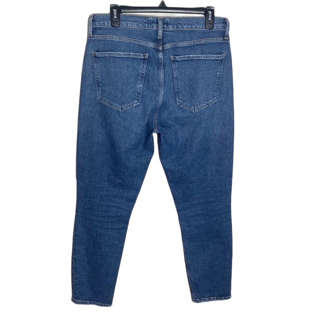 Agolde Nico High Rise Slim Fit Jeans distressed in Cycle wash size 29 - Image 3