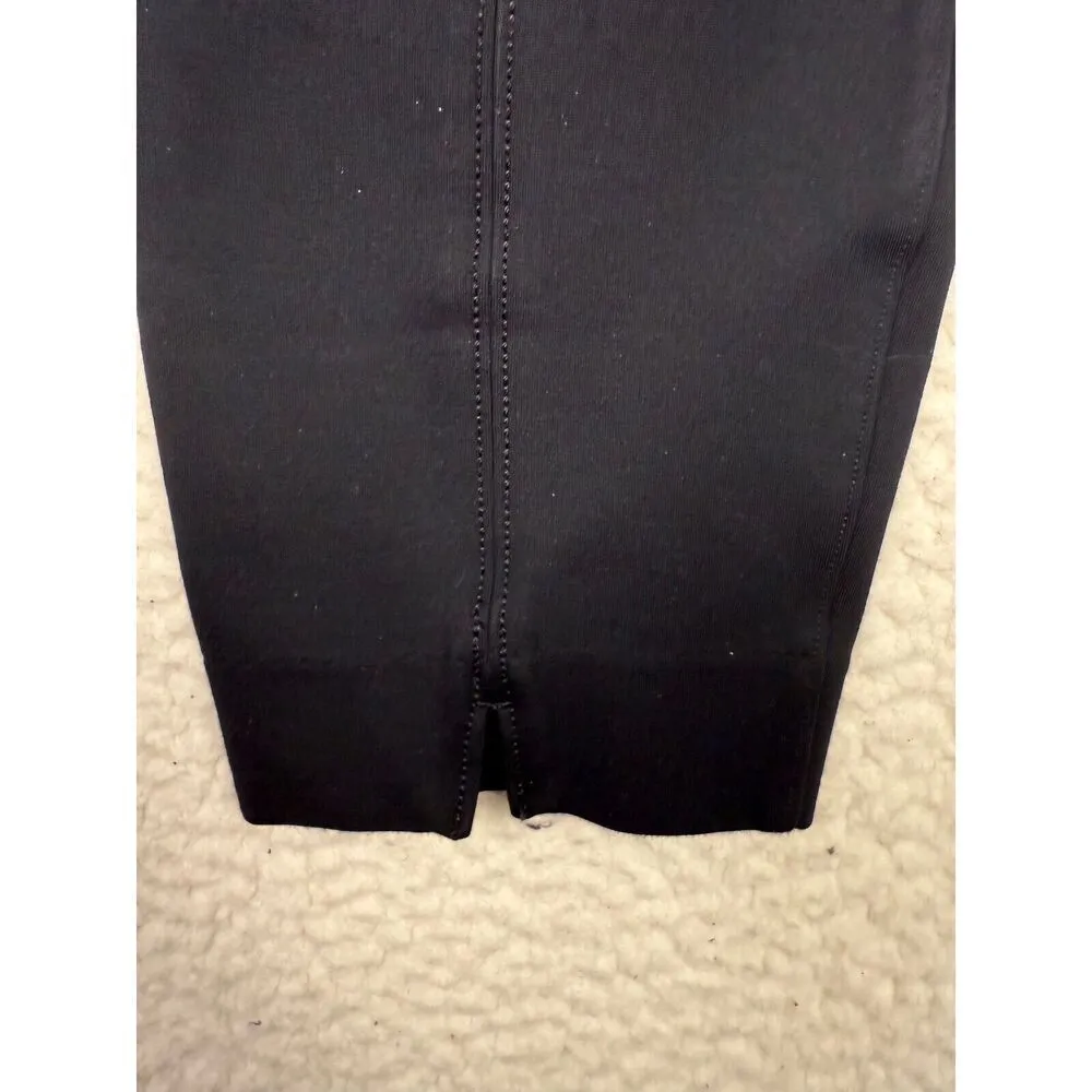 3 Pack Spanx Black Faux Leather Jeans Perfect Fit Capri‎ Pants High Rise Size M - Image 12