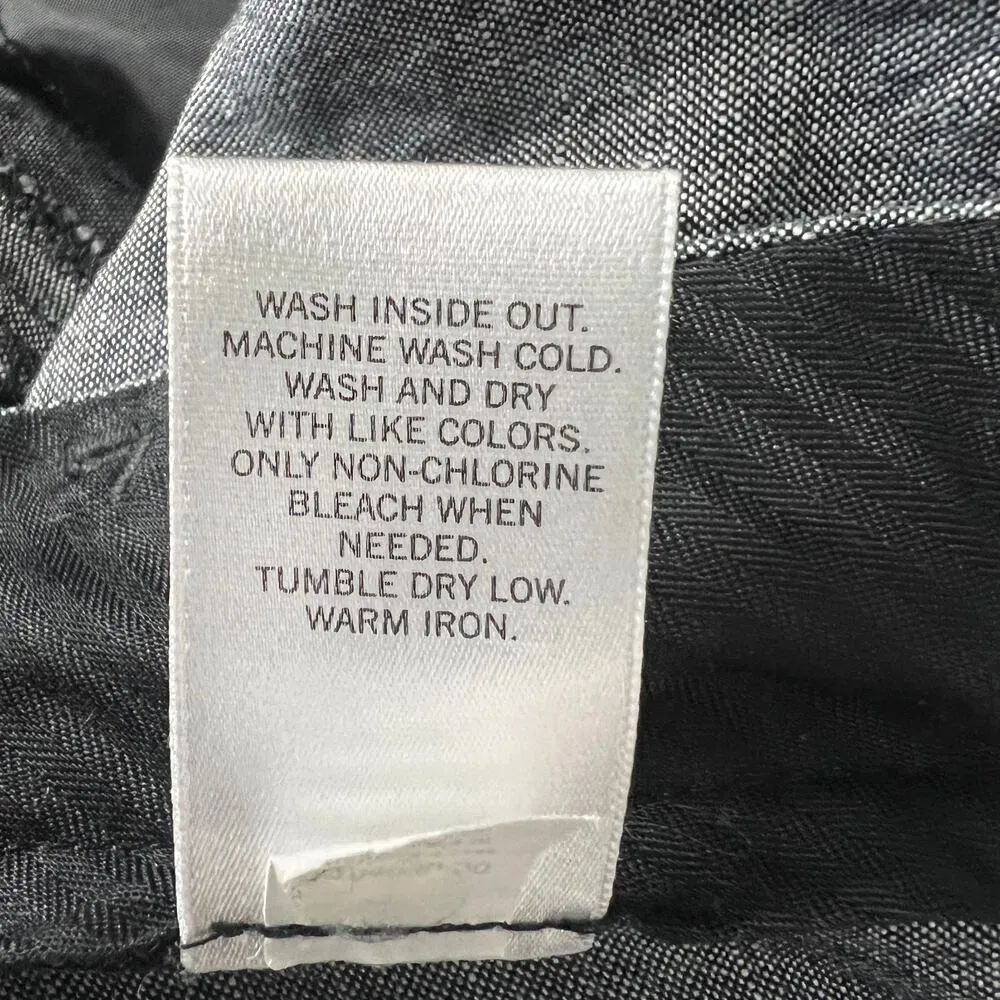 Banana Republic Womens Pants 8 Jackson Fit Linen Cotton Wide Leg Coastal Preppy - Image 10