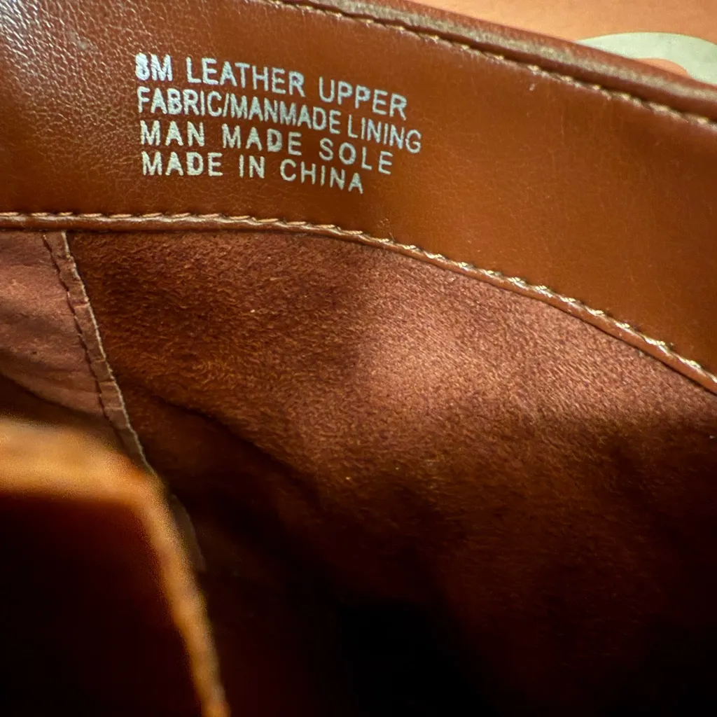 Gianni Bini Brown leather Ankle Boots size 8 - Image 12