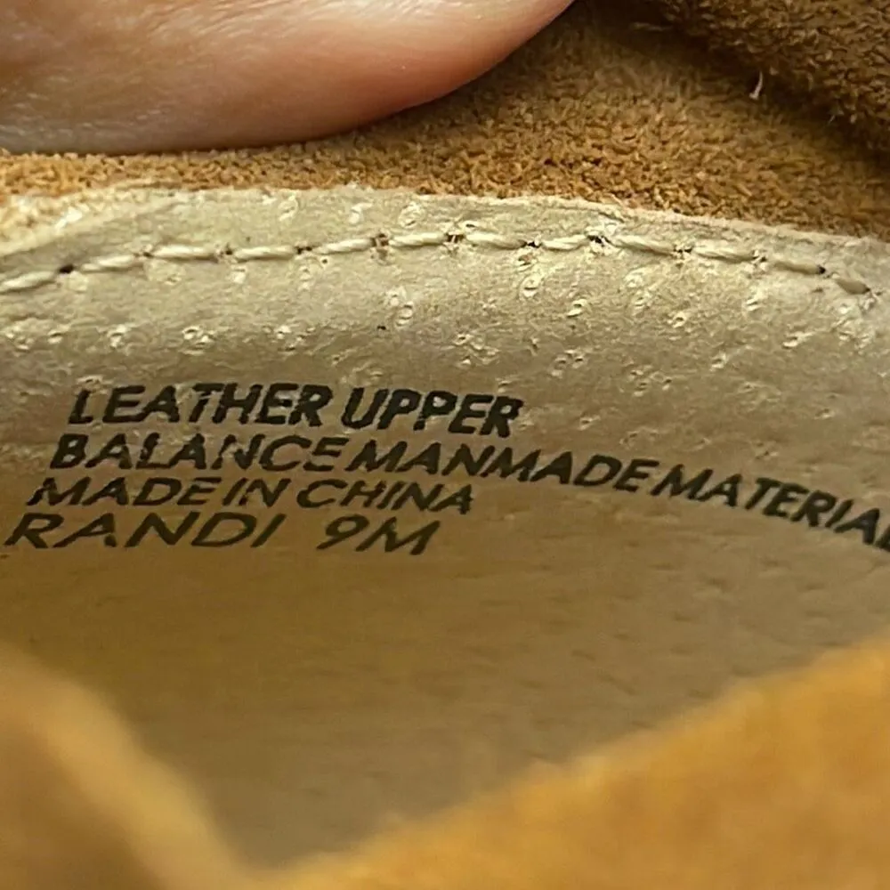 Crown Vintage Womens‎ Suede Randi Fringe Heeled Ankle Boots Camel Size 9M NWOT Brown - Image 11