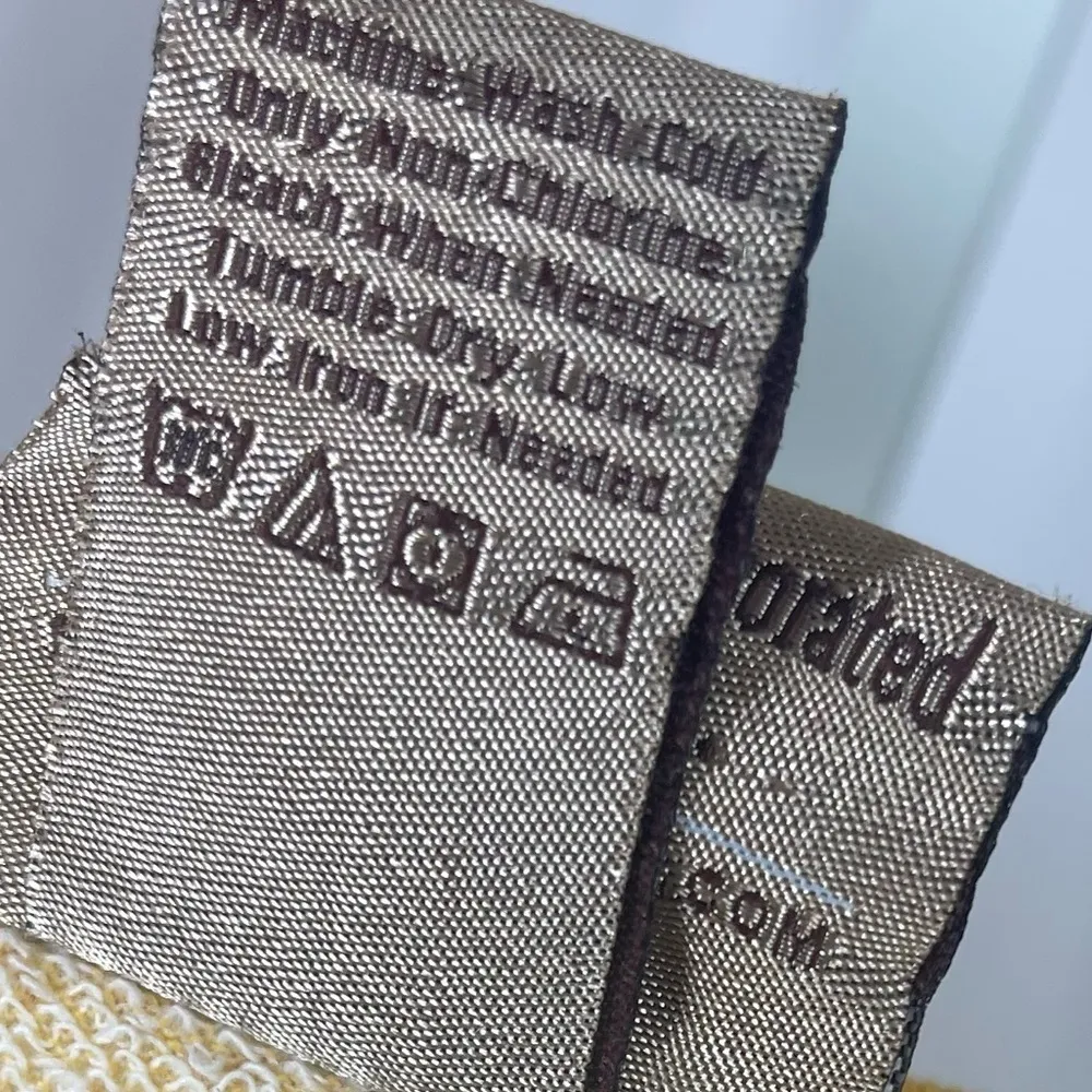 Artisans XL Art Horse Hearts Slit V Neck Crewneck Sweater Sweatshirt Animals Yellow - Image 9