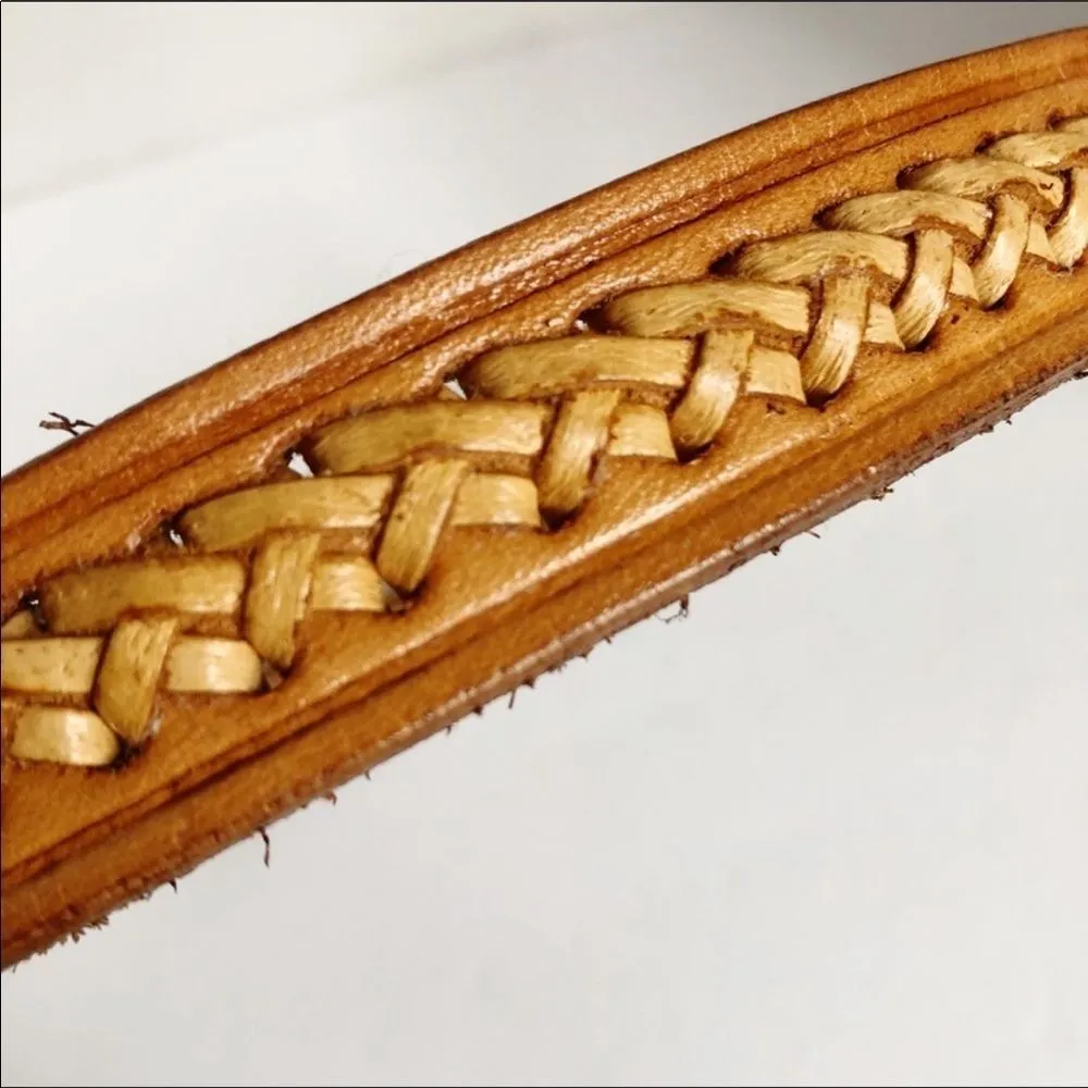 Tooled Leather Belt - Image 2