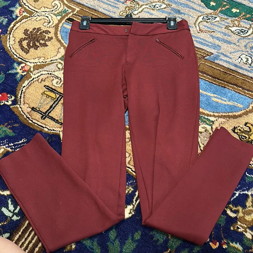 burgundy pants - Image 3