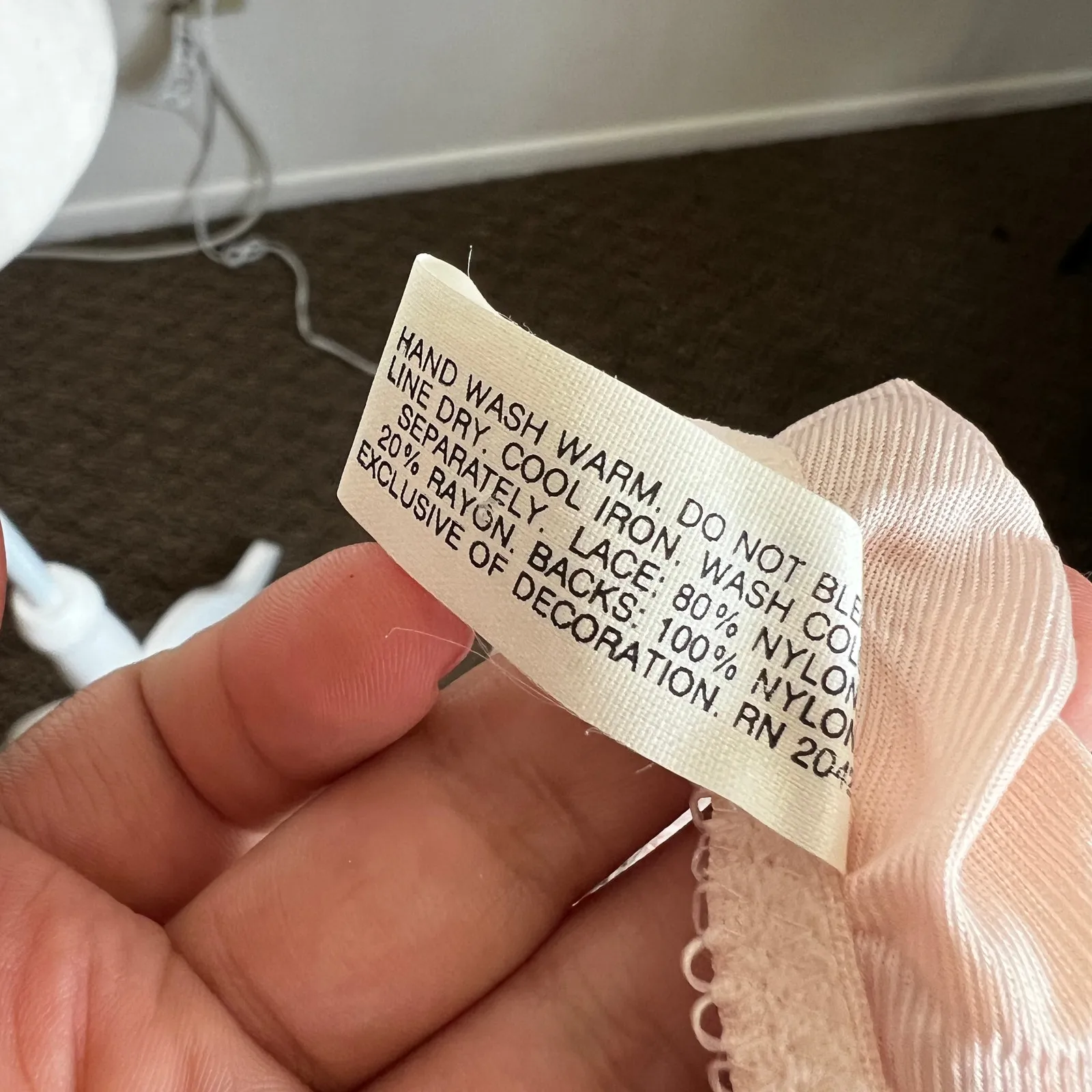 Vintage Wacoal Pink Lace‎ Bra Sz 36 Made in USA Elegant Lingerie Coquette Girly - Image 6