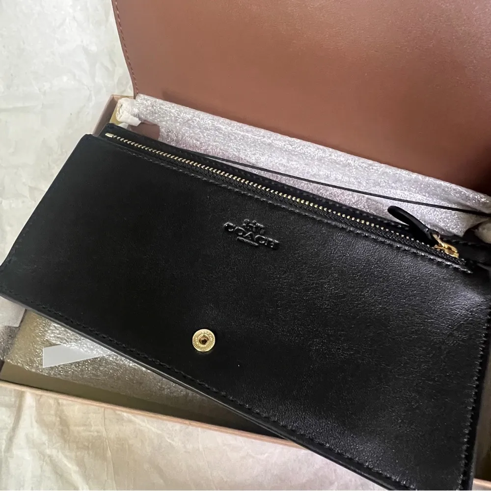 Boxed Anna Foldover Clutch Crossbody And Card Case Set In Blocked c7354 - Image 6