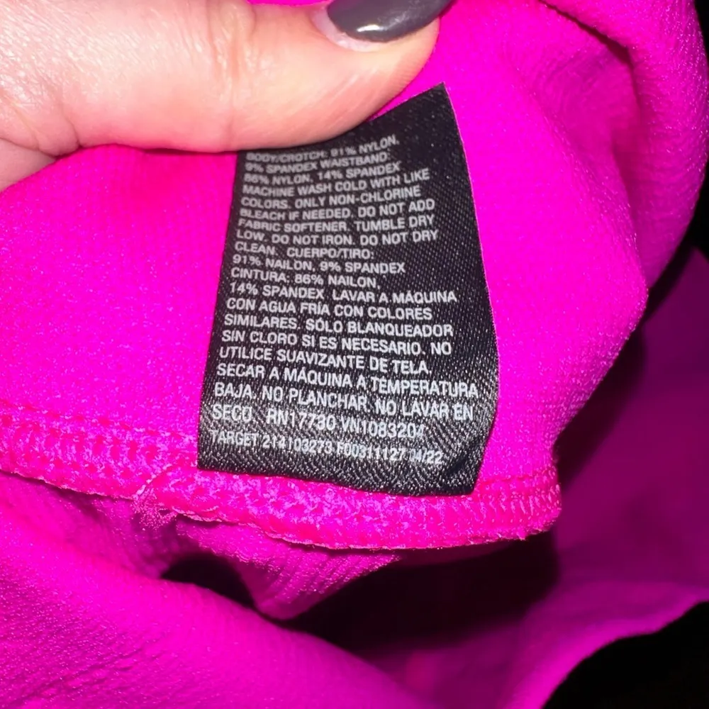 All in Motion High Rise Sculpt Magenta Hot Pink Bike Shorts - Image 5