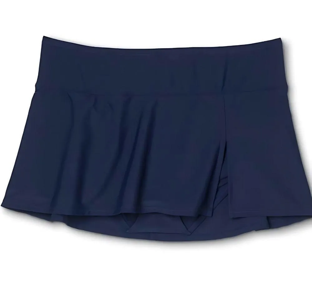 New Kona Sol Plus Size Swim Skirtini Navy Size 0X NWTS - Image 4