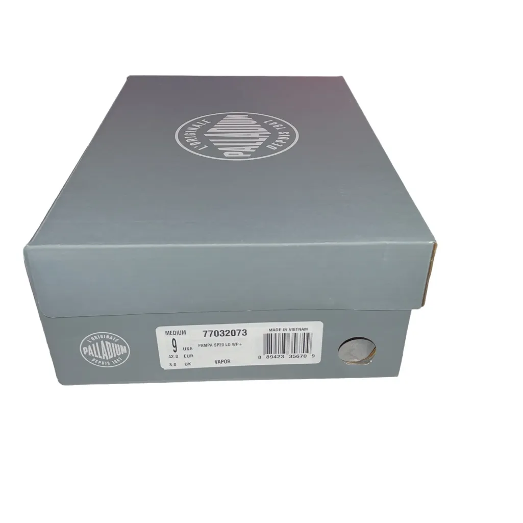 Palladium Pampa Vapor Gray Oxford Sneakers-Unisex - Image 7