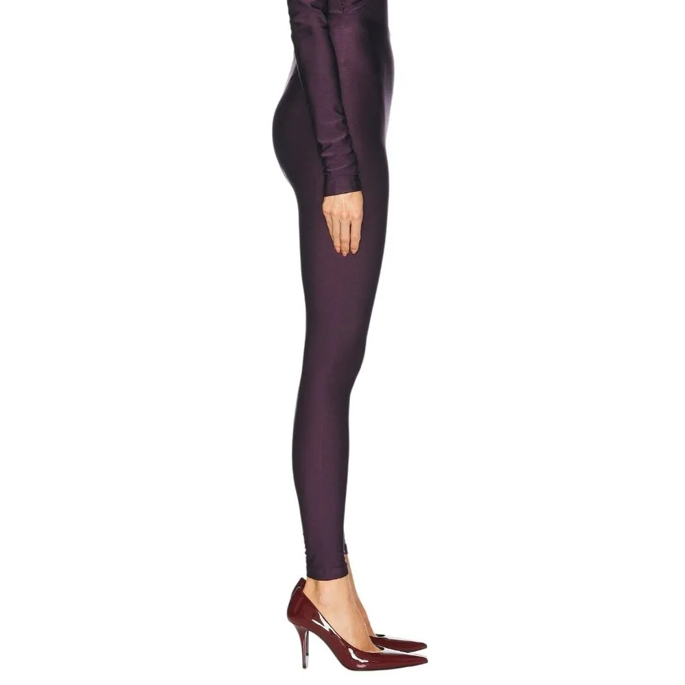 The Andamane Holly 80's Leggings in Rouge Noir X - Image 4