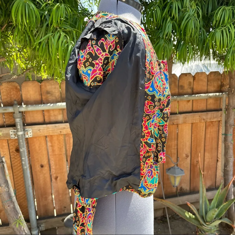 Maggy London Vintage  Silk Jacket - Image 7