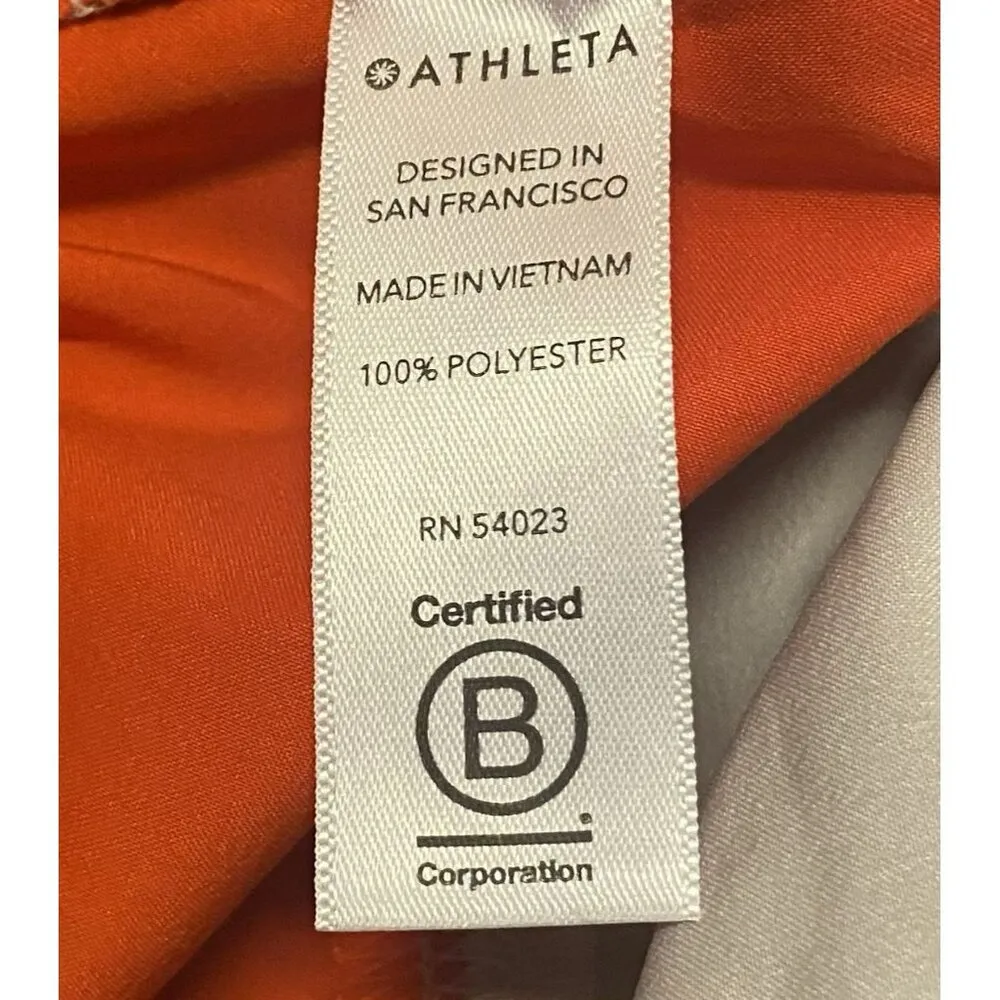 Athleta  Womens 10 Oahu Shorts Color-block Drawstring Pockets Pull On - Image 8