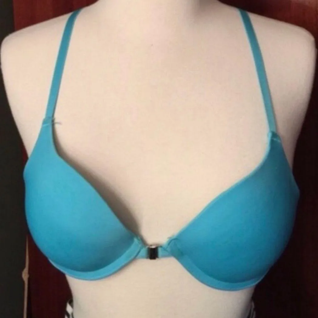 Turquoise Racerback Padded Bra - Image 3