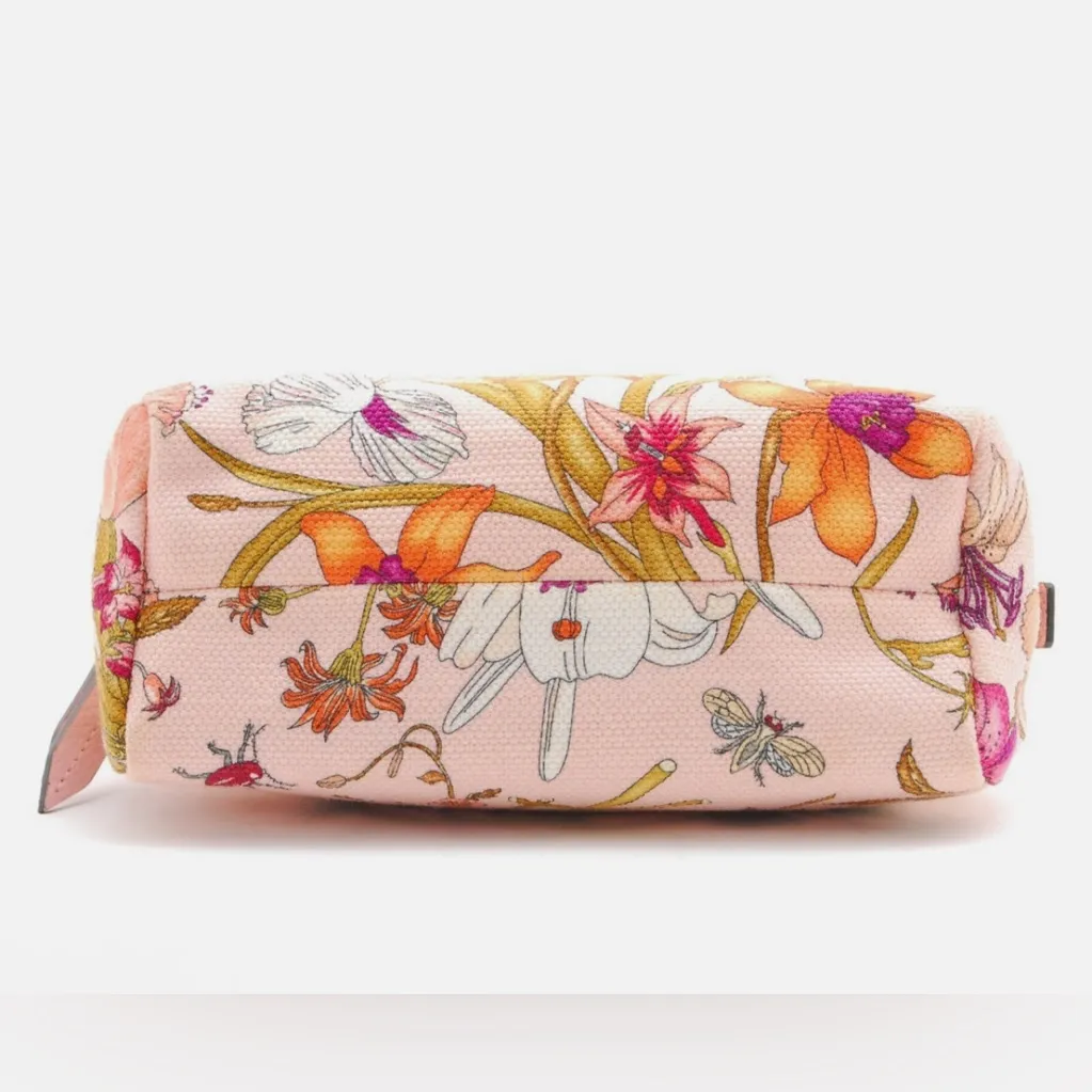 Gucci Limited Edition Pink Flora Cosmetic Case New in Box, Full Inclusion Set - Image 6