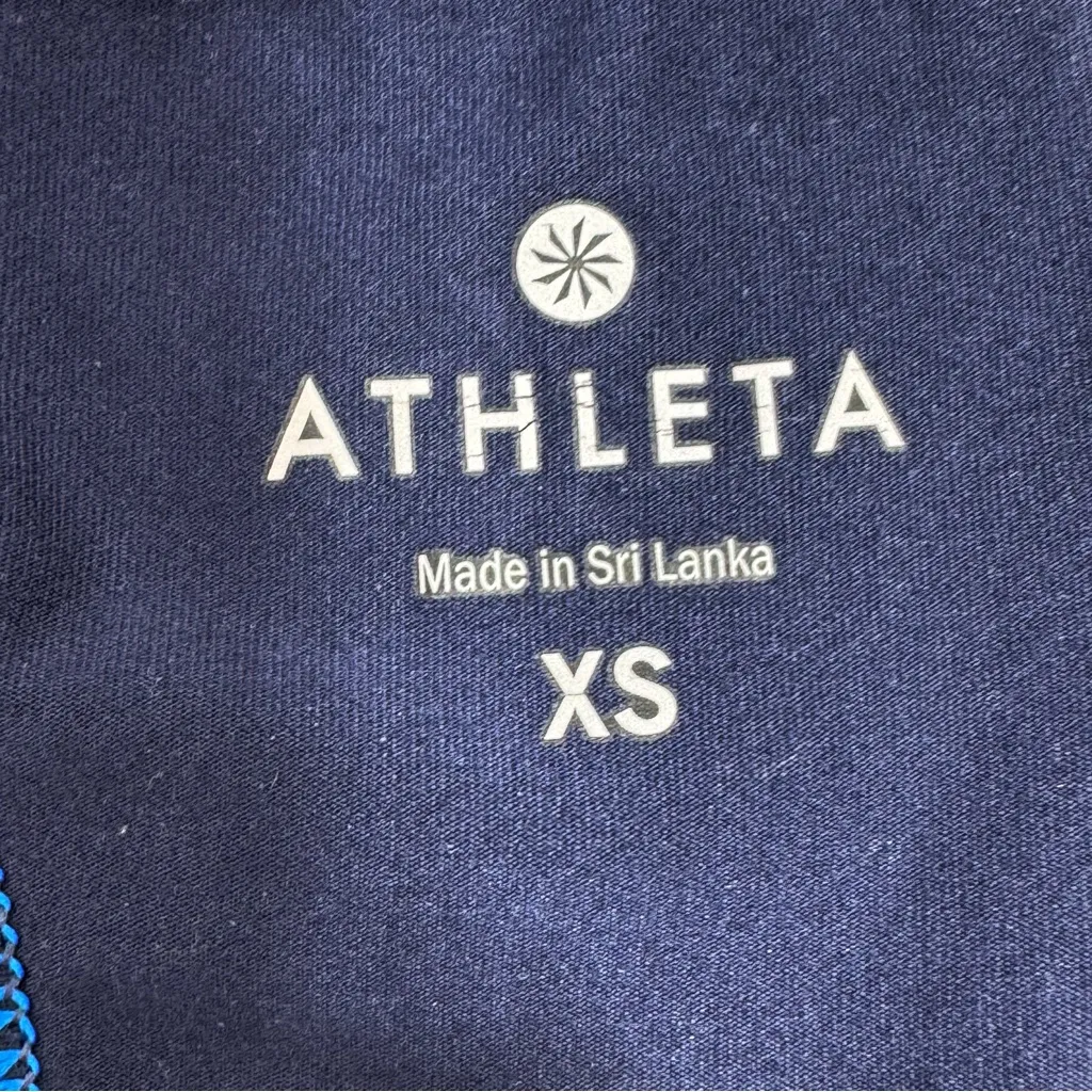 Athleta Chi‎ Racerback Athletic Tank Top Navy Blue XS - Image 7