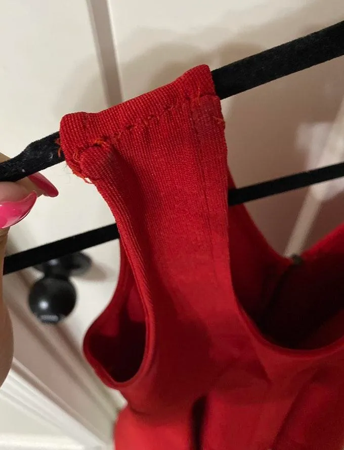 Lulus Home Before Daylight Red Dress - Image 4