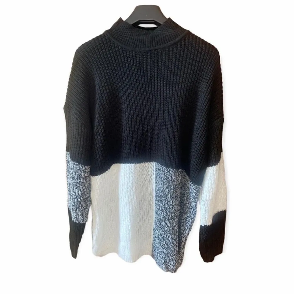 Shein SZ S color block sweater - Image 4