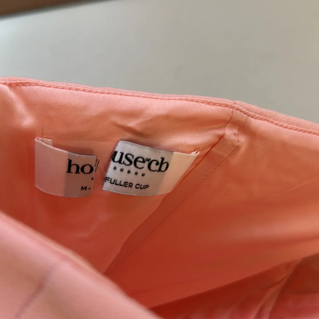 House of CB M D-DD Gianina Sorbet Crepe Halter Maxi‎ Dress NWOT - Image 13