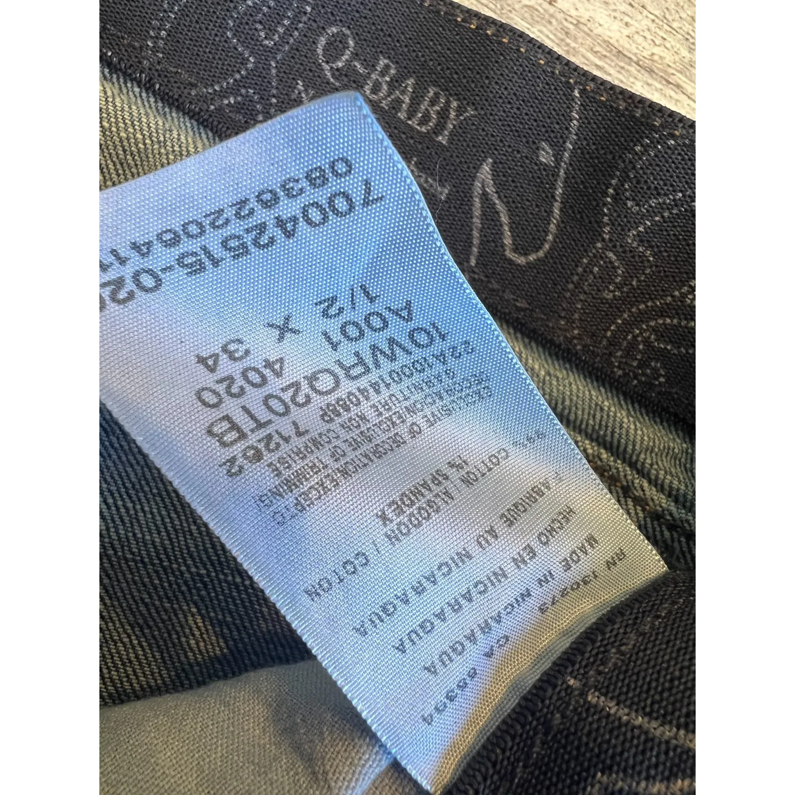 Wrangler Qbaby Denim Jeans 1 / 2 x 34 Bootcut Jean Q-Baby Boot Western Cowgirl - Image 4