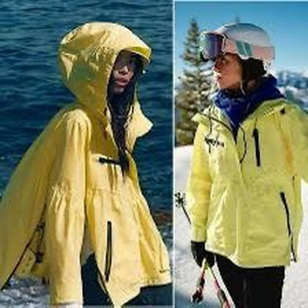 Free People Peek to Peek Popover Rain Jacket , NWOT, size large . - Image 2