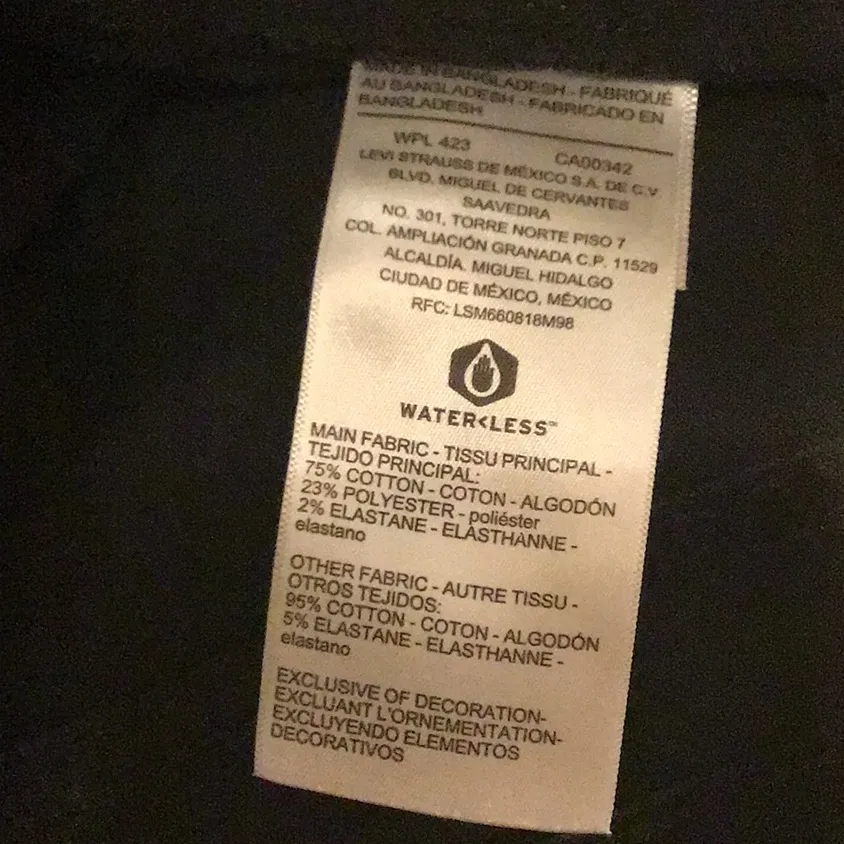 Signature by Levi Strauss Gold Women's LARGE Maternity Baby Bump Skinny Jeans - Image 10