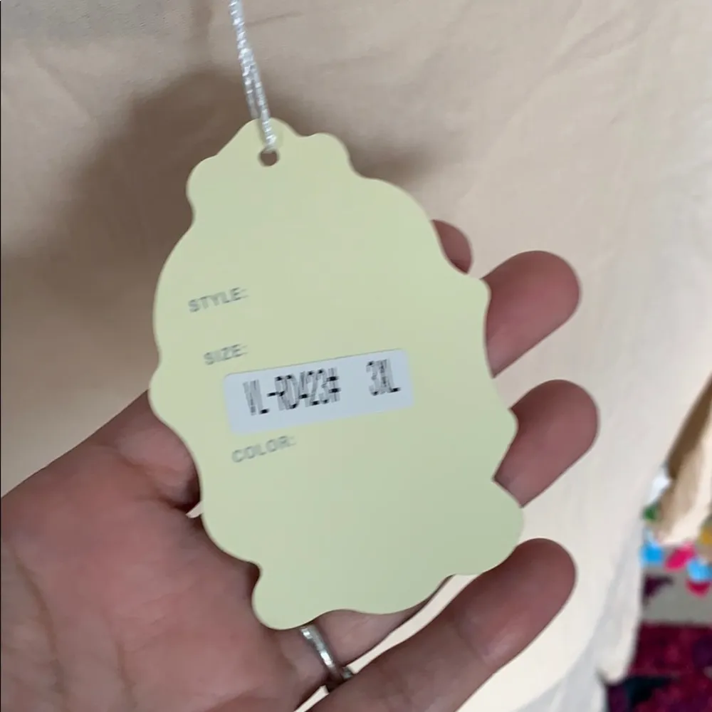 Velzera cream tassel off the shoulder tunic 3xl - Image 5