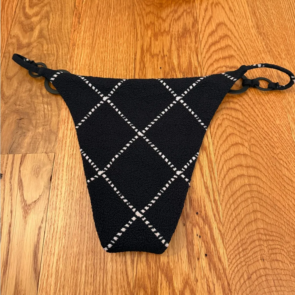 Devon Windsor Amaya Bikini Bottom Size Large Black - Image 11