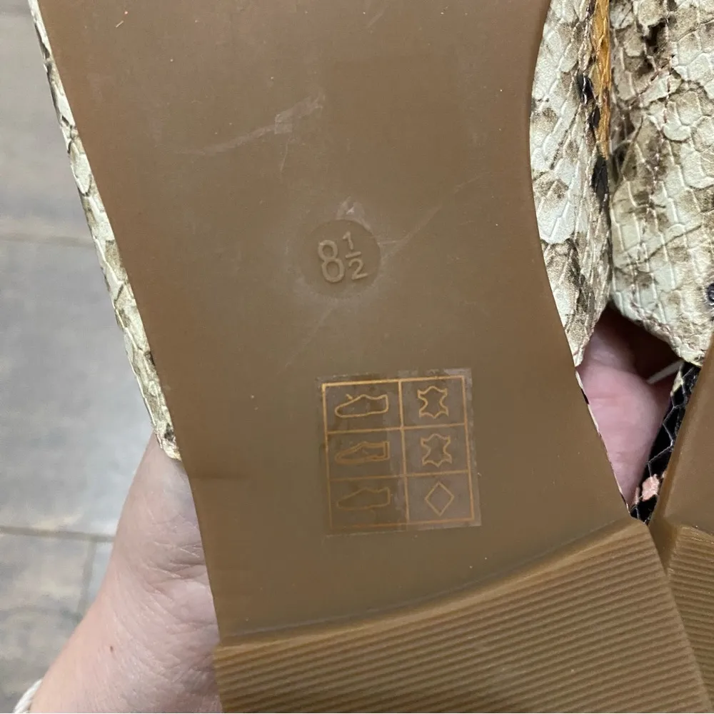 NWOT Madewell Cory Mule in Snake Embossed Leather - Image 5