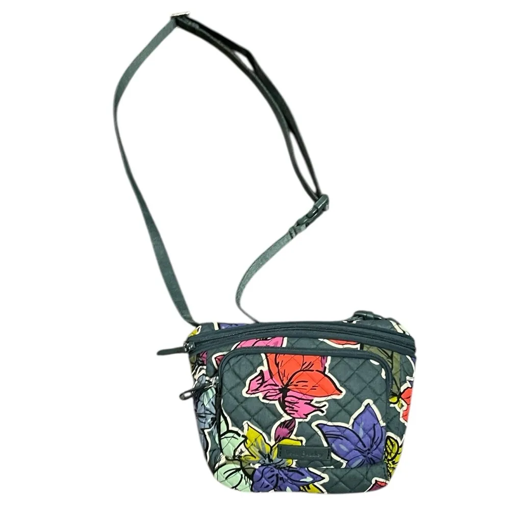 Vera Bradley Quilted Floral Crossbody Belt Bag in Falling Flowers Design - Image 2