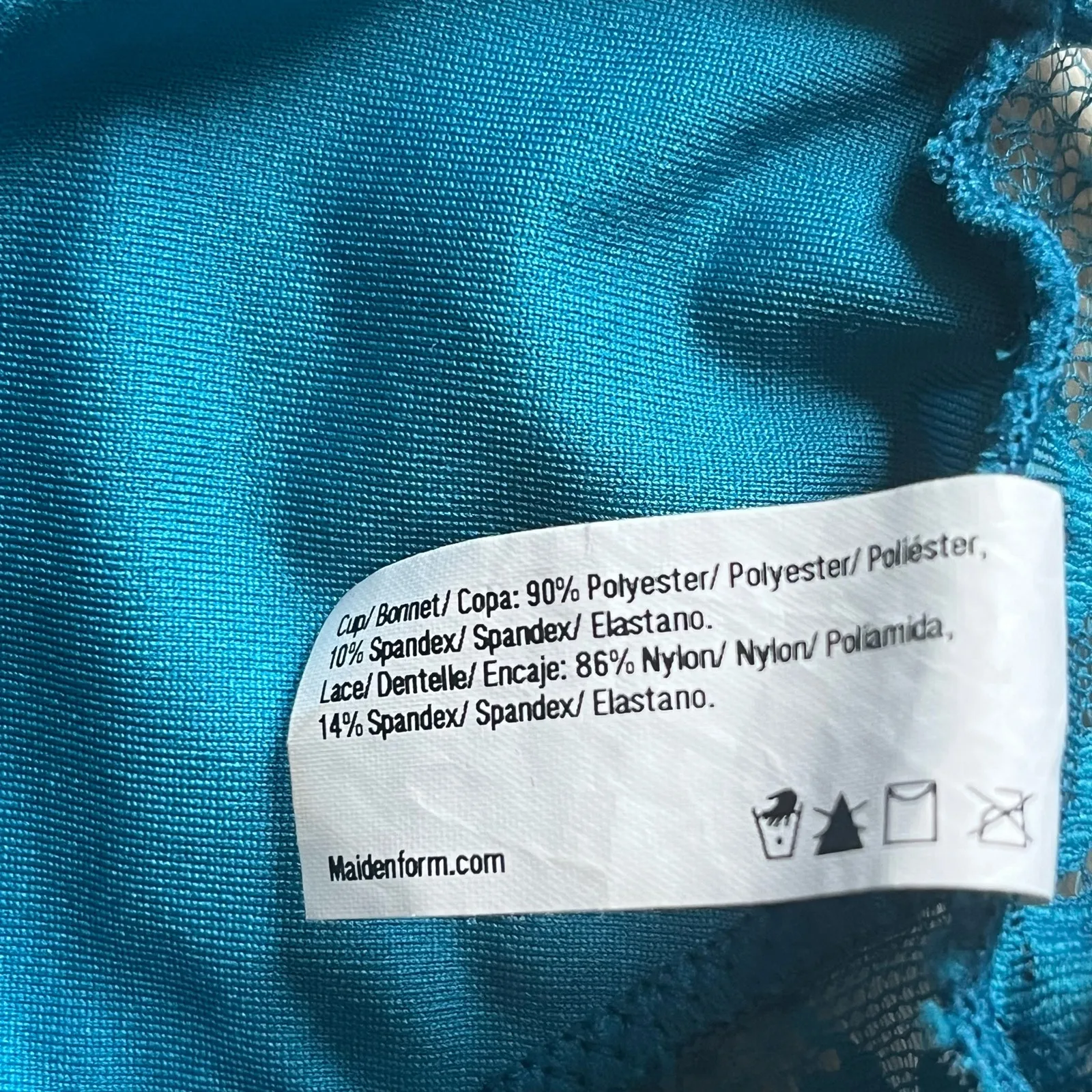 Maidenform Women’s Teal Bradley Size XL - Image 3