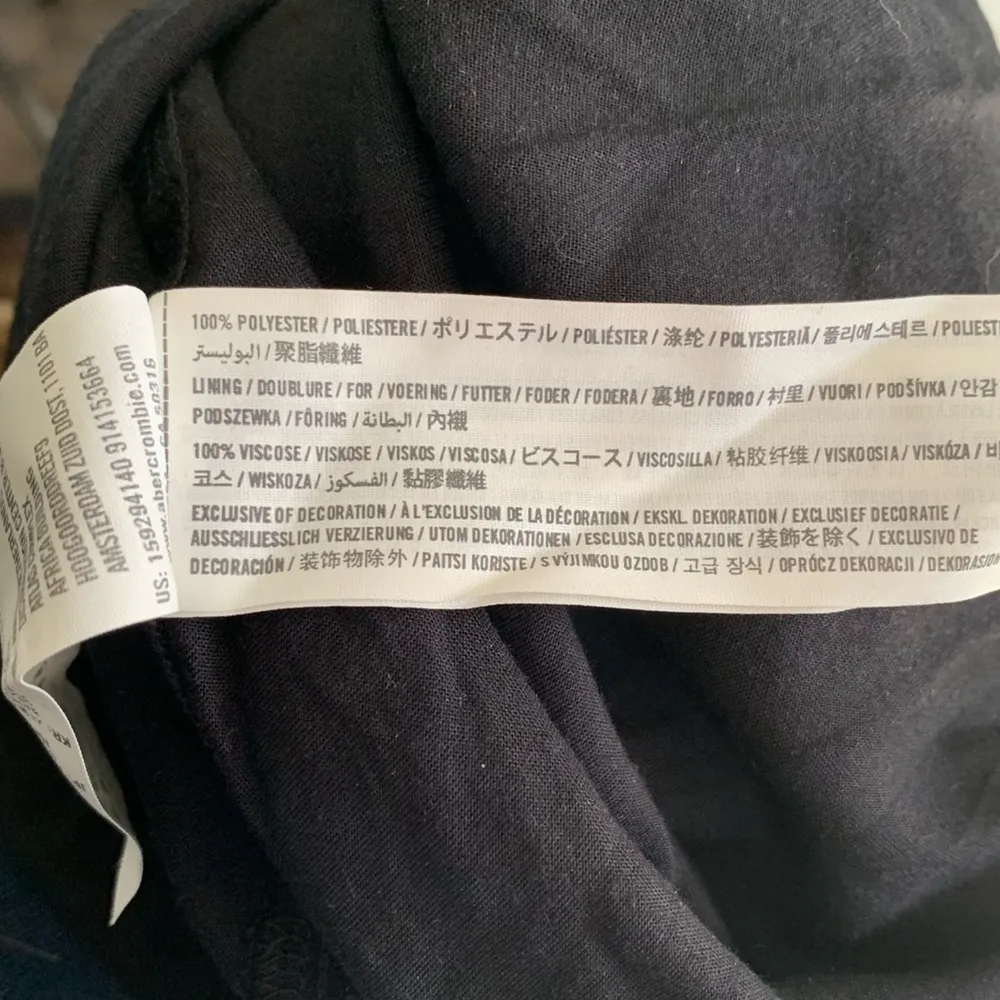 Abercrombie & Fitch Long Sleeve Boho Mini Dress M | Bell Sleeves Abstract Print - Image 9