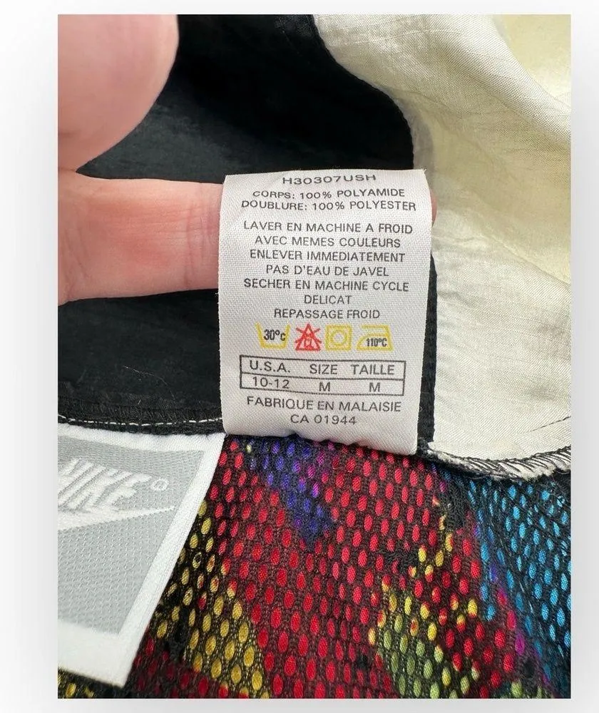 Nike Multicolor Vintage 90's Windbreaker Jacket Size M - Image 11