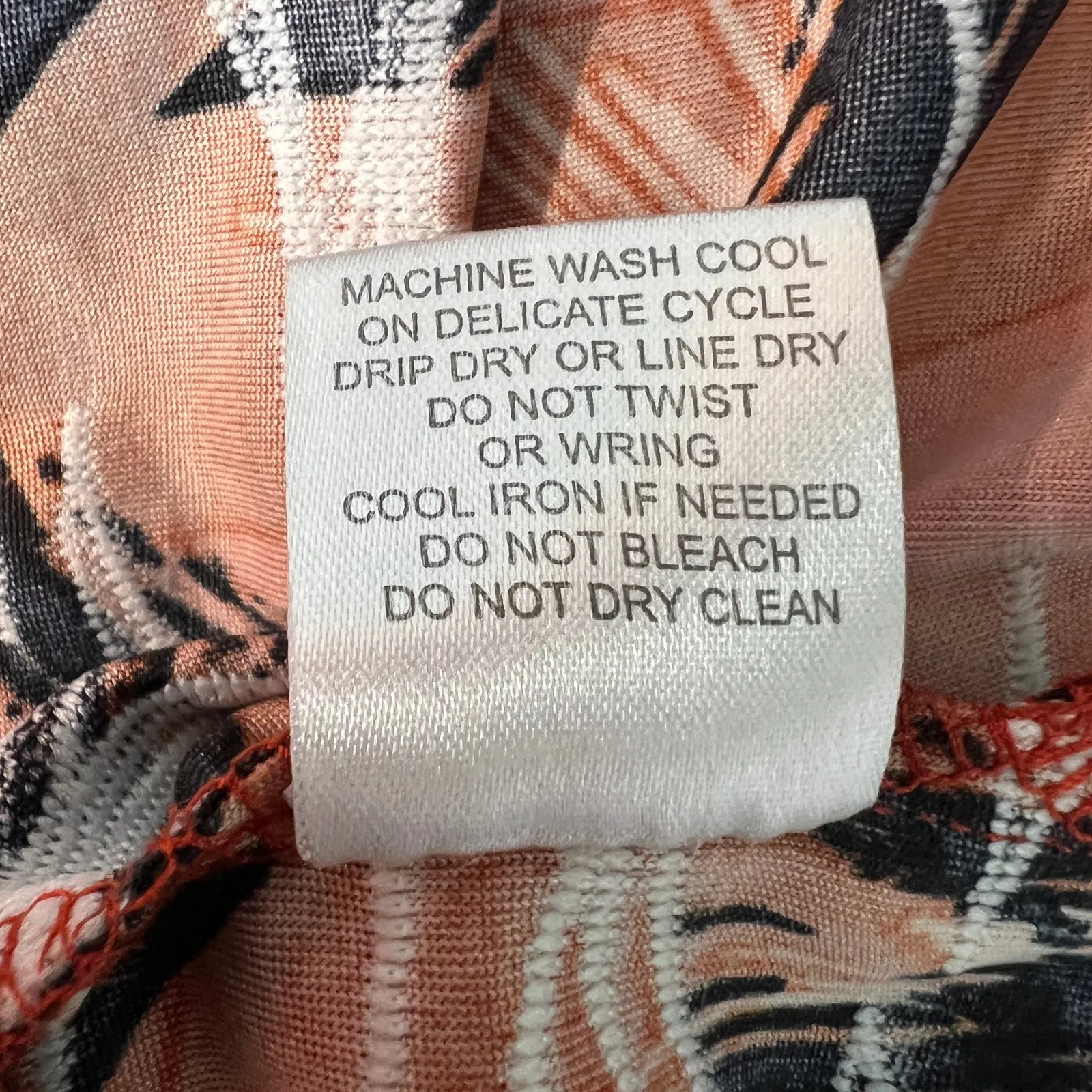 Emily Daniels Colorful Top Womens 3X Stretch Modest Career Workwear Art to Wear Orange - Image 12