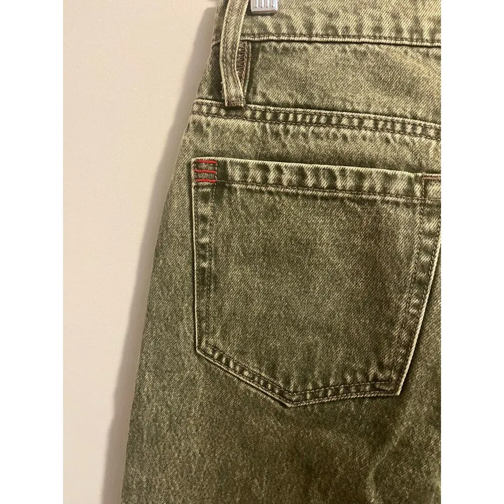 Urban Outfitters BDG High-Waisted Slim Straight Jean in Washed Green Women's 29 - Image 8