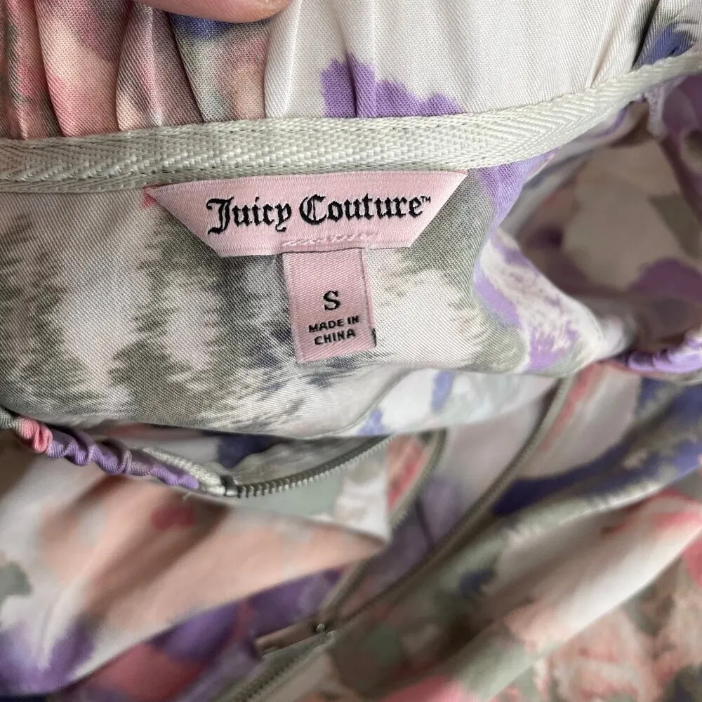 Y2K Dopamine Floral Long Sleeve Zip Up Lightweight Bomber Jacket S - Image 7