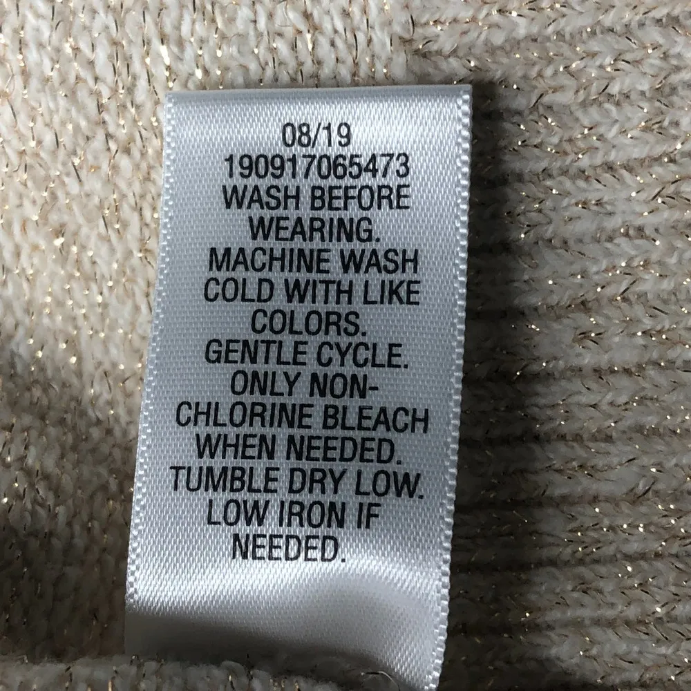 Oatmeal Off the Shoulder Tunic Dress - Size Large - Image 8