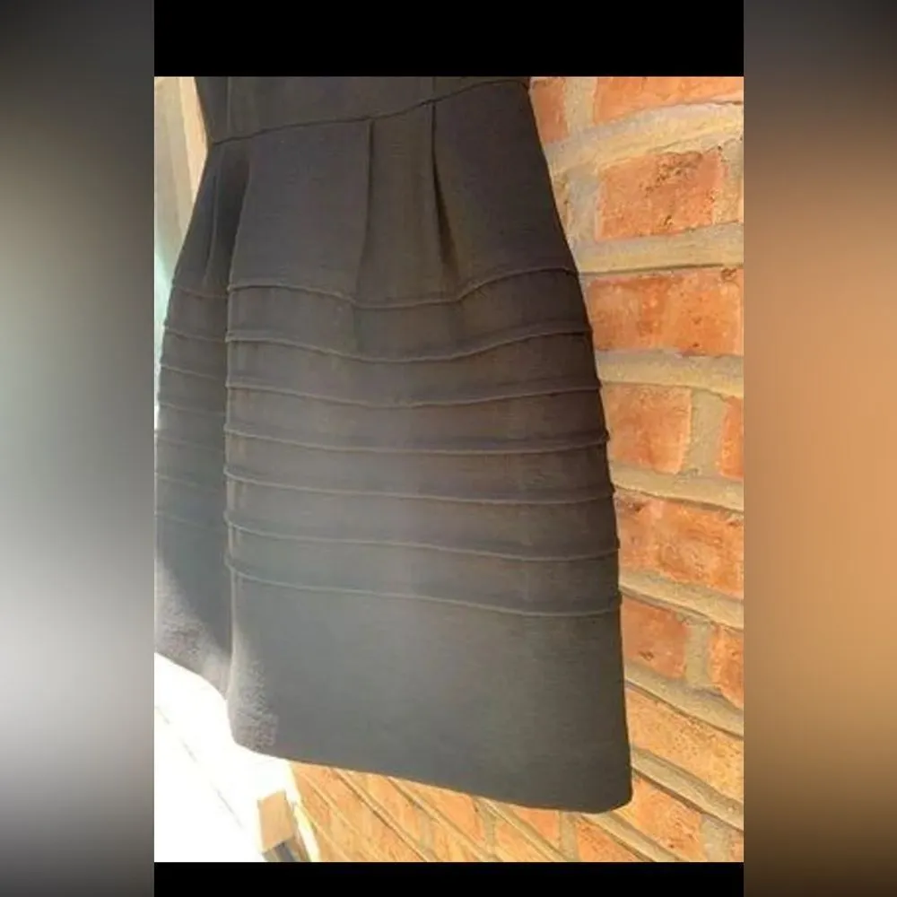 Madewell fit and flare black dress 2 - Image 5