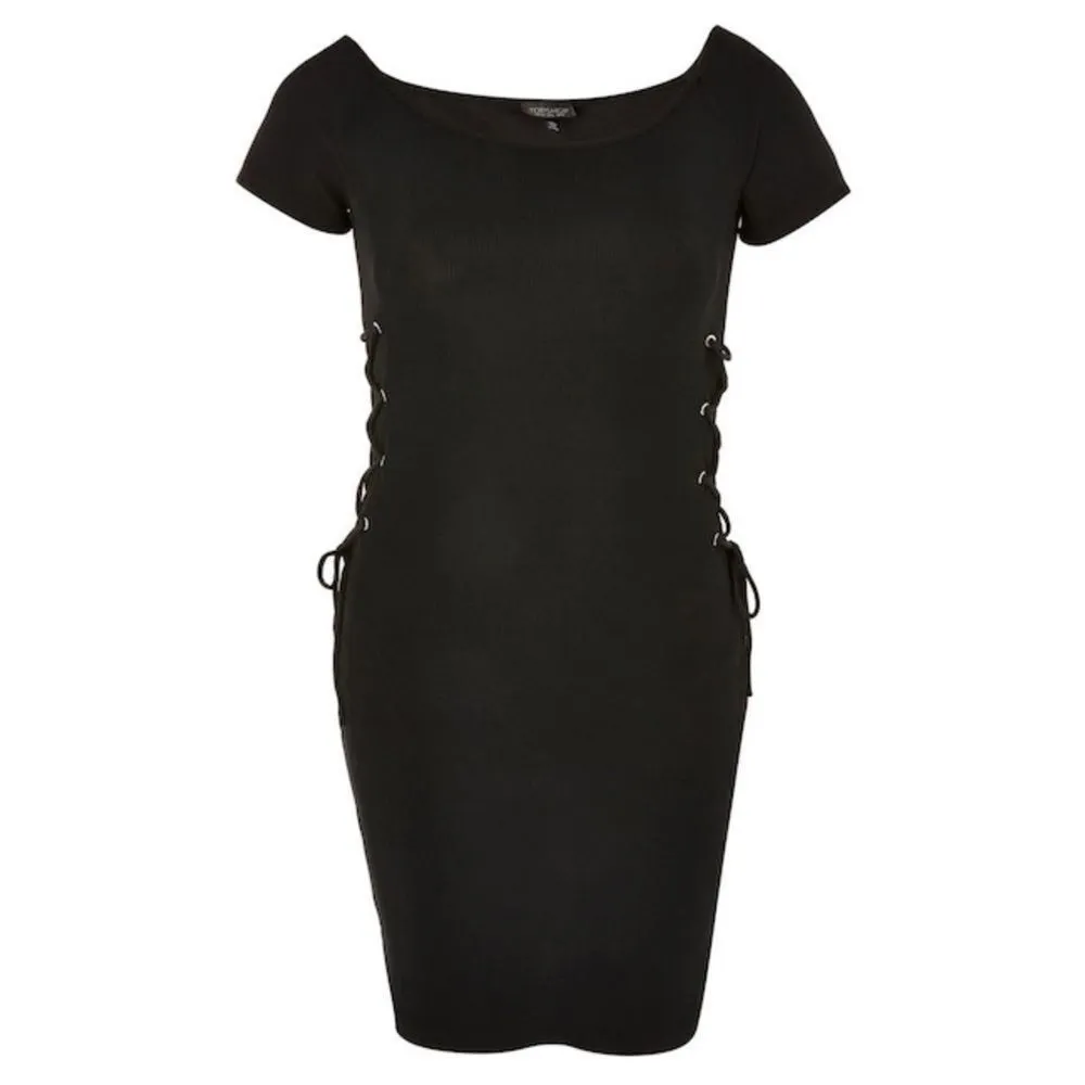 ✨ TOPSHOP Lace-Up Side Body-Con Dress✨ - Image 3