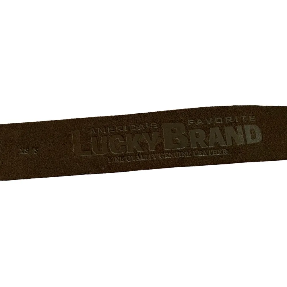 Lucky Brand Multi Color Patchwork Suede Belt, Sz XS/S - Image 12