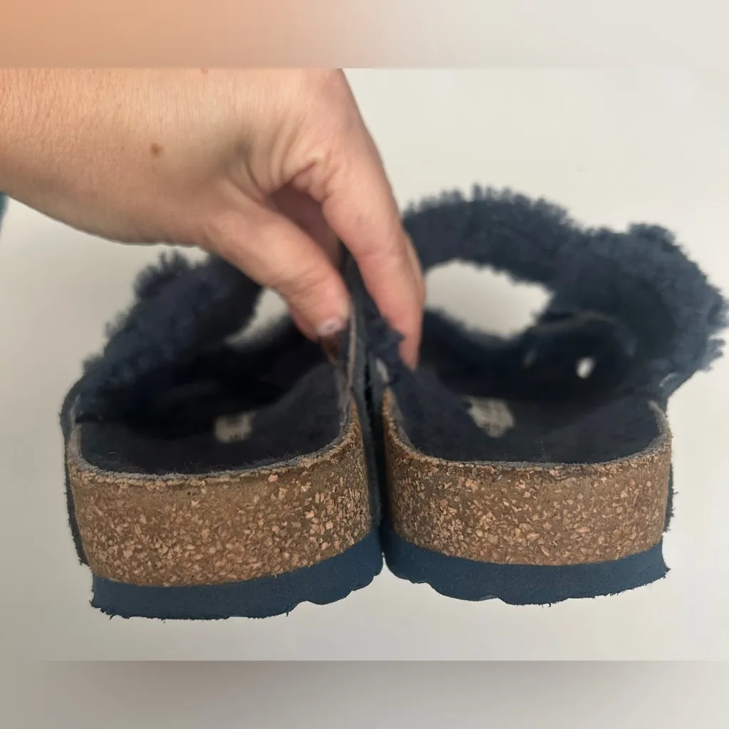 Birkenstock Arizona Shearling Sandals size 36 L5 - Image 7