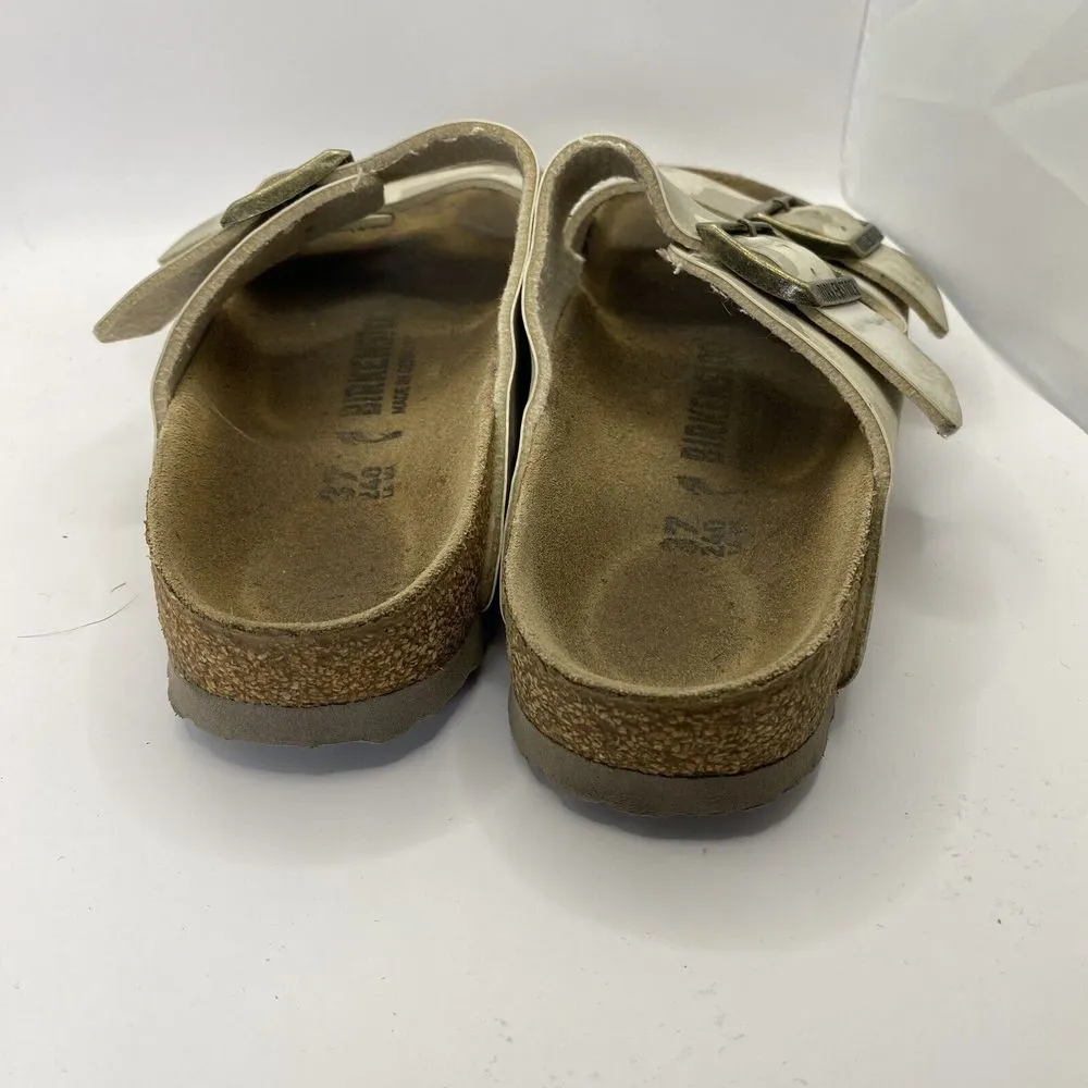 Birkenstock Arizona Desert Sand Camo Sandals Size EU 37 US‎ W6 Narrow - Image 5