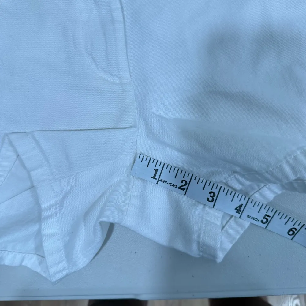 J. Crew Factory White Shorts EUC Size 00 - Image 4