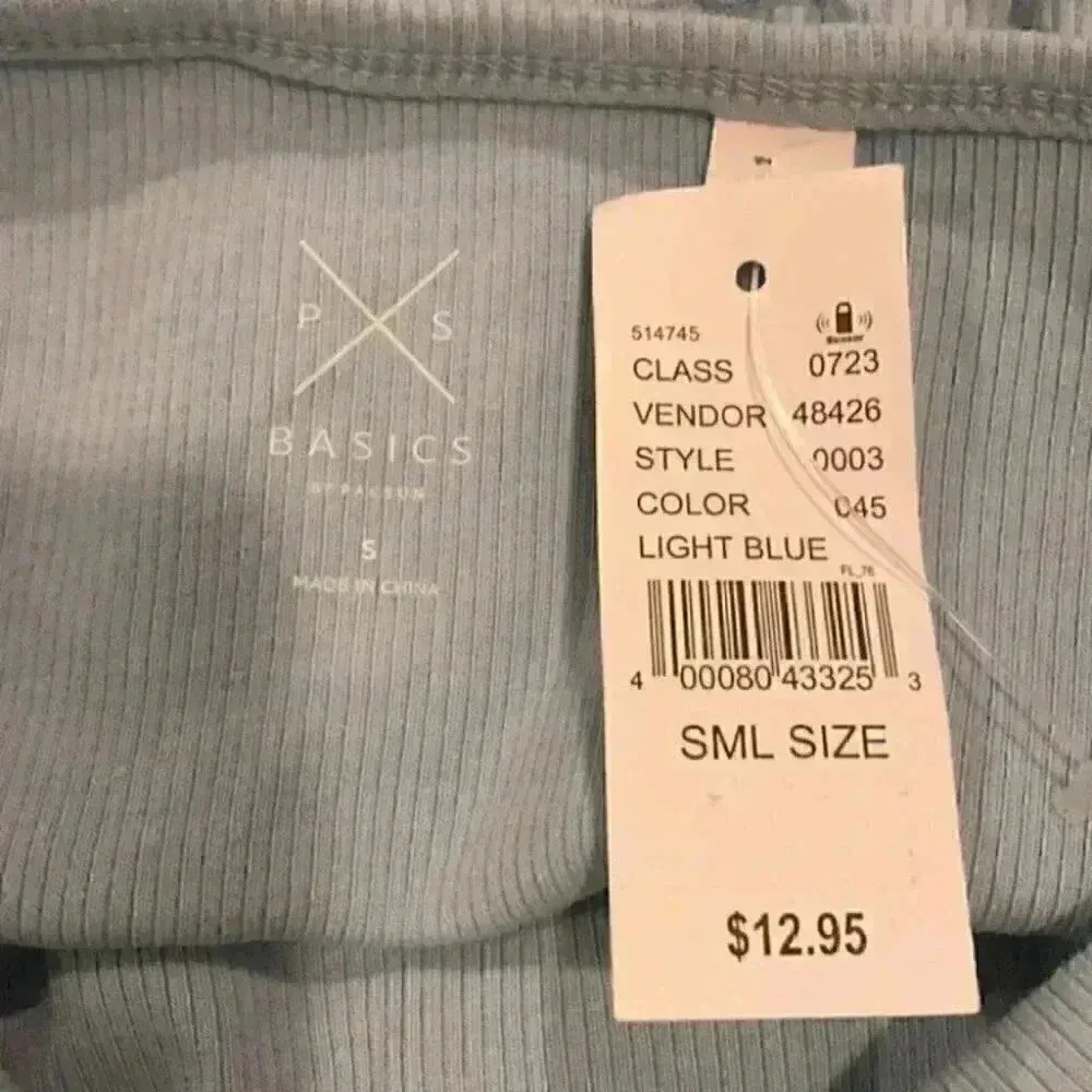 ⭐️ New with tags strapless light blue pacsun basics top in size small - Image 4