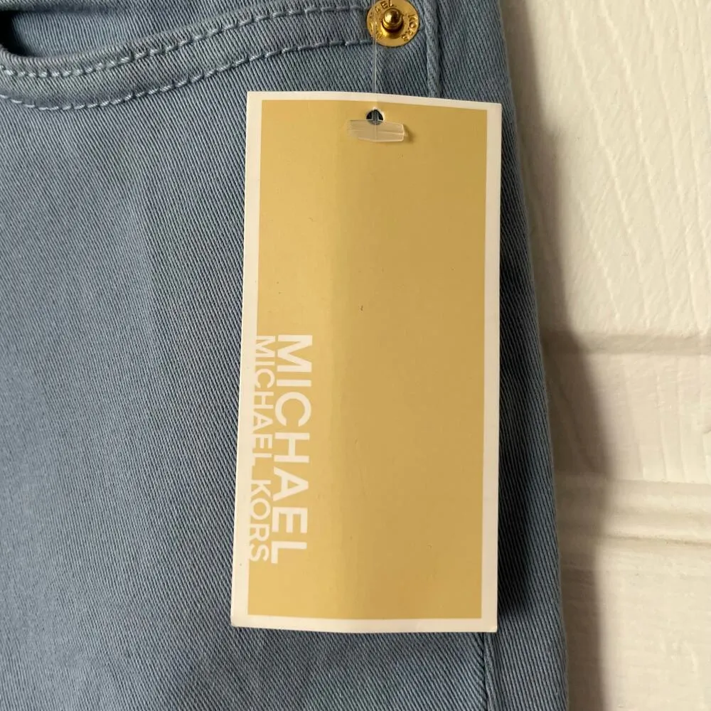 MICHAEL Michael Kors Izzy Cropped Skinny Mid-Rise Cropped Pants - Size 2P - NWT - Image 10