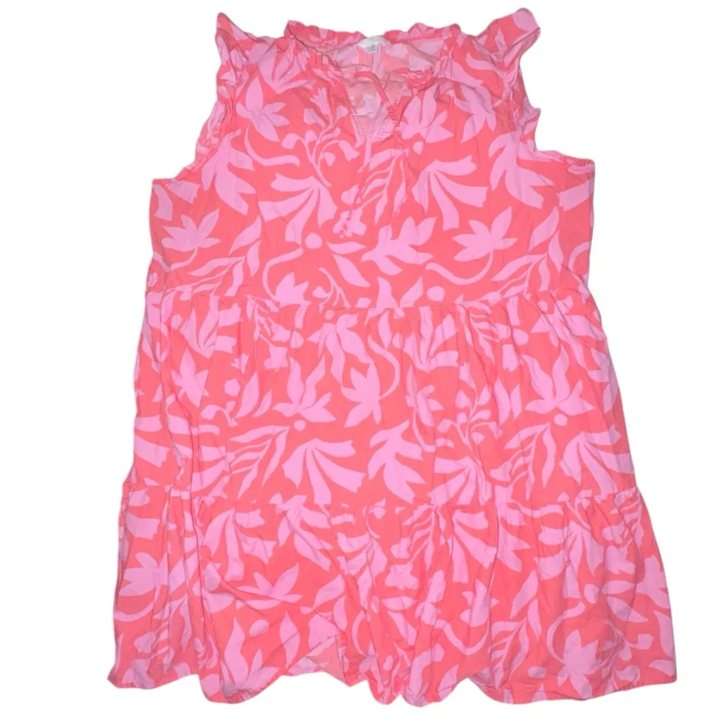 Pink and Red Sleeveless Dress Size XXL - Image 4