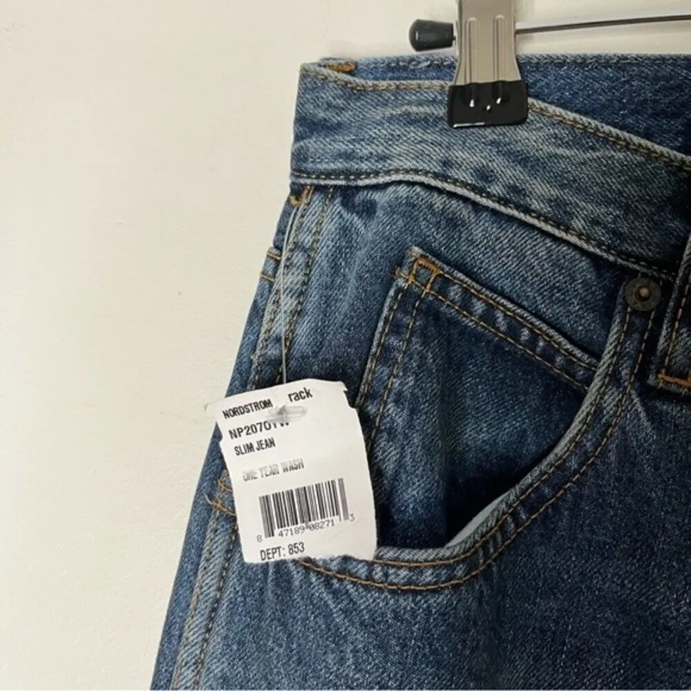 6397 Denim Contemporary Slim Skinny Jean in One Year Wash NWT Women’s Size 26 - Image 10