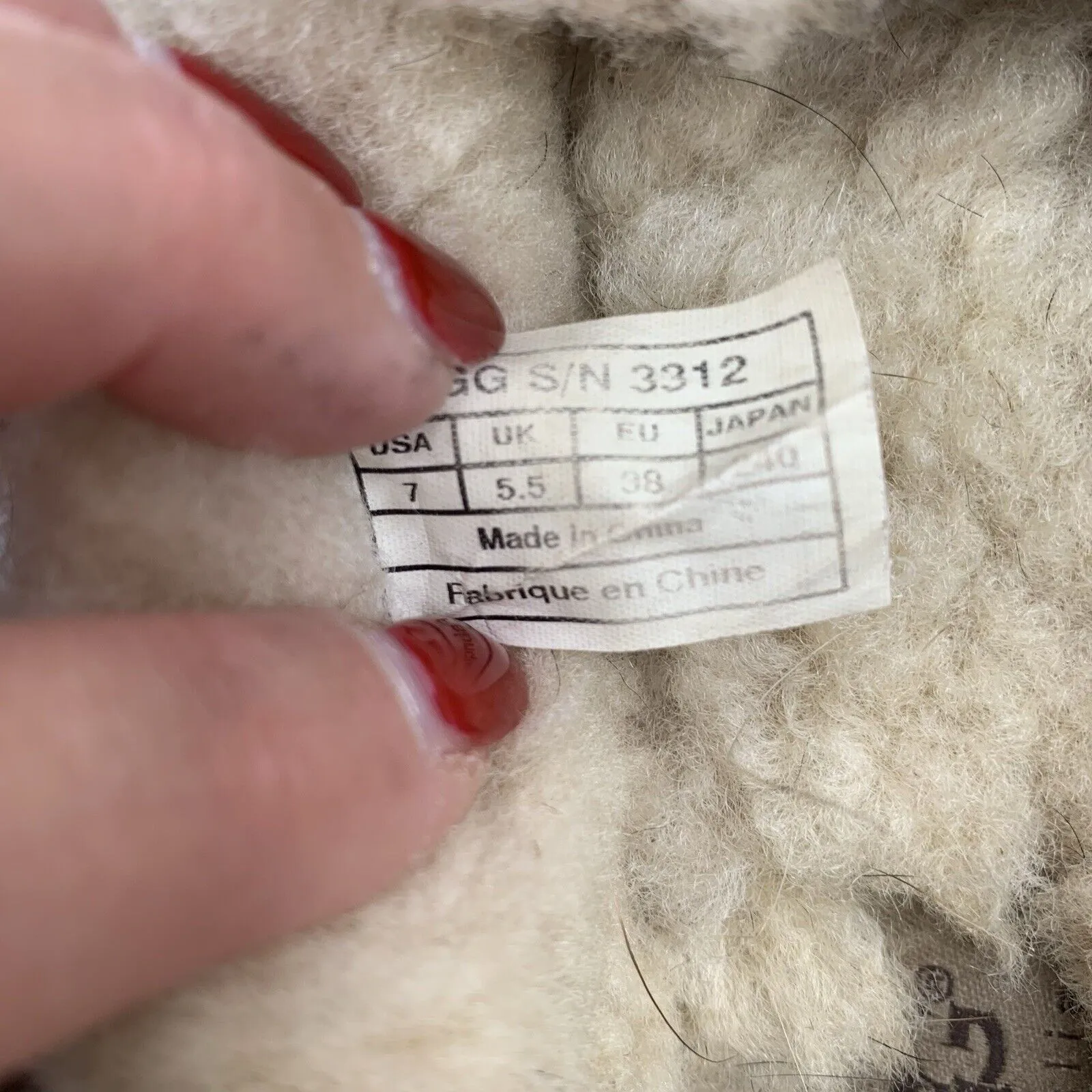 Ugg Sz 7 Ansley Slipper Leather Nubuck Brown Chestnut Slip On Shoes Women’s 3312 - Image 3